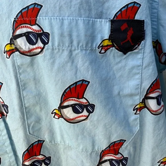 Rare Baseballism Shirt Wild Thing Rickey Vaughn Major League Movie Mohawk XL - Picture 7 of 7